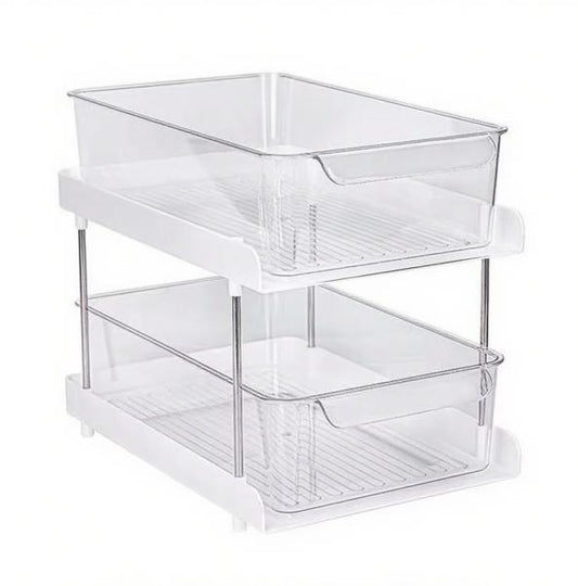 2 LEVEL HOUSEHOLD MULTI-DRAWER STORAGE RACK