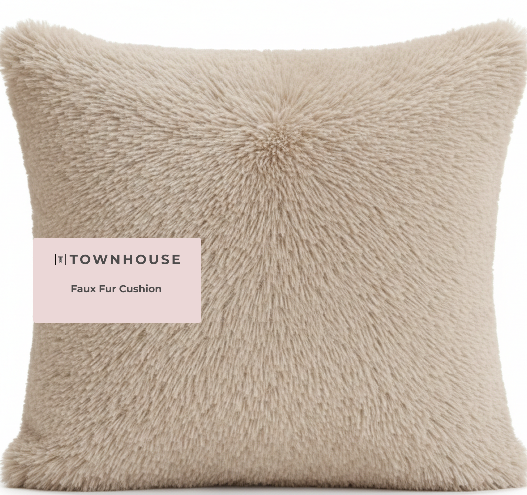Faux Fur Cushion 18X18 (100% Polyester)