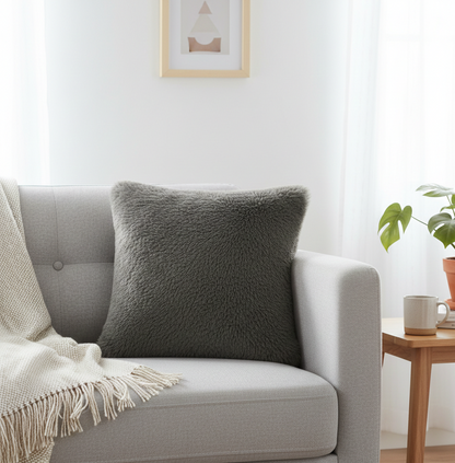 Faux Fur Cushion 18X18 (100% Polyester)