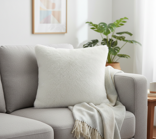 Faux Fur Cushion 18X18 (100% Polyester)