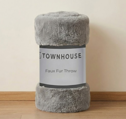Faux Fur Throw 50x60 (100% Polyester)