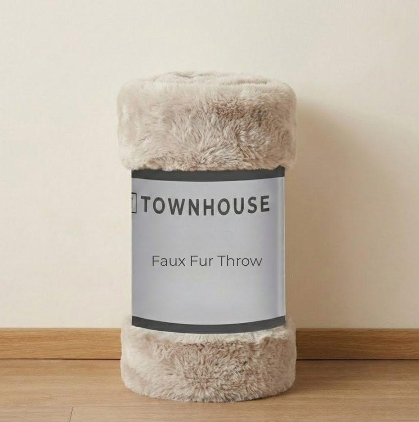 Faux Fur Throw 50x60 (100% Polyester)