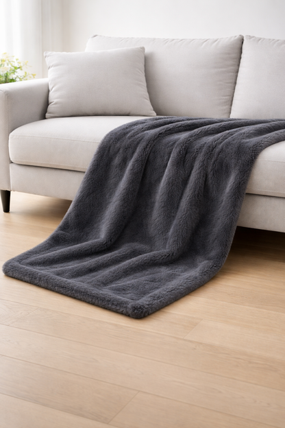 Faux Fur Throw 50x60 (100% Polyester)