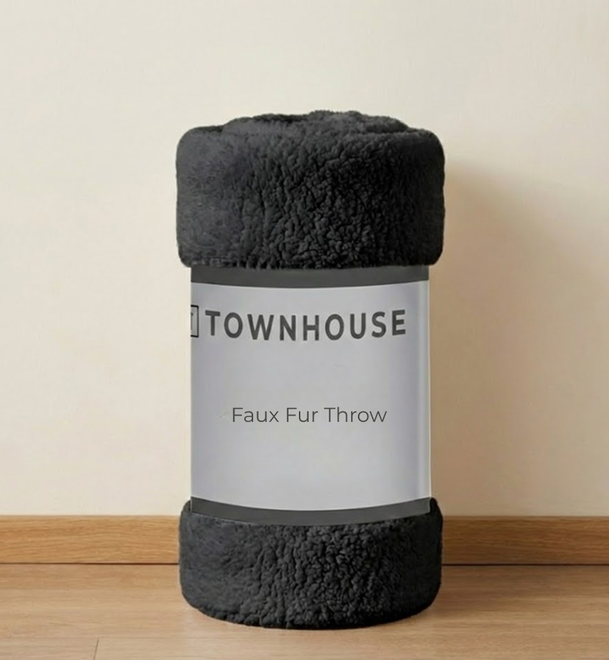 Faux Fur Throw 50x60 (100% Polyester)