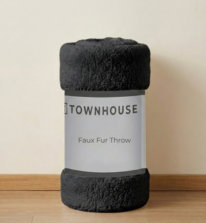 Faux Fur Throw 50x60 (100% Polyester)
