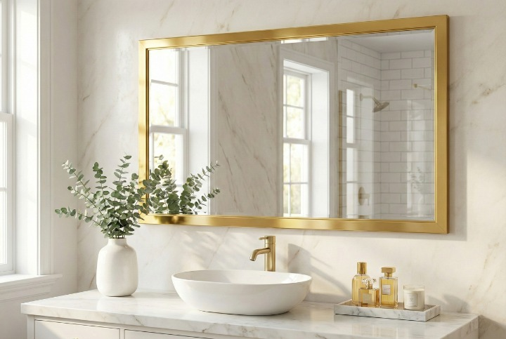 Rectangular Framed Mirror (PS Frame)