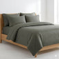 PALM LANE T400 SOLID DUVET COVER SET