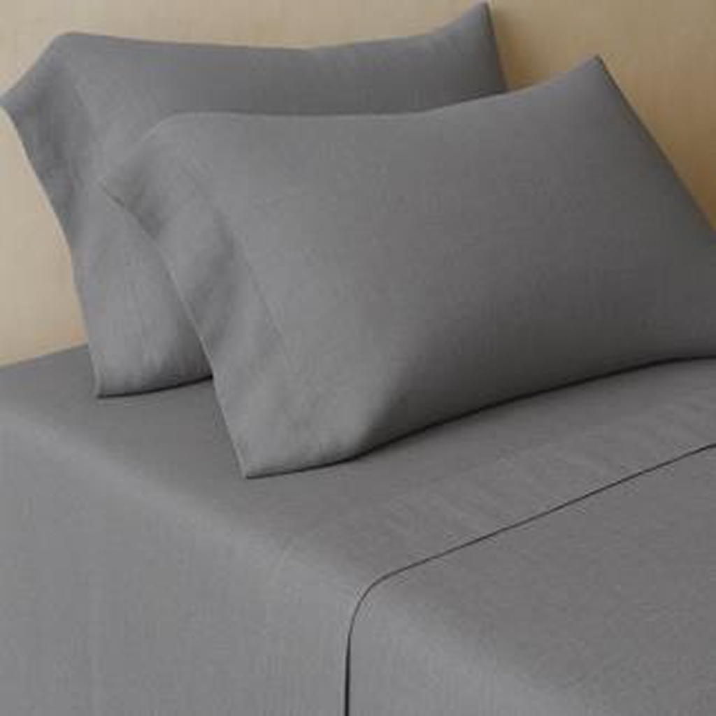 COTTON LINEN BLEND SLD DUVET SET