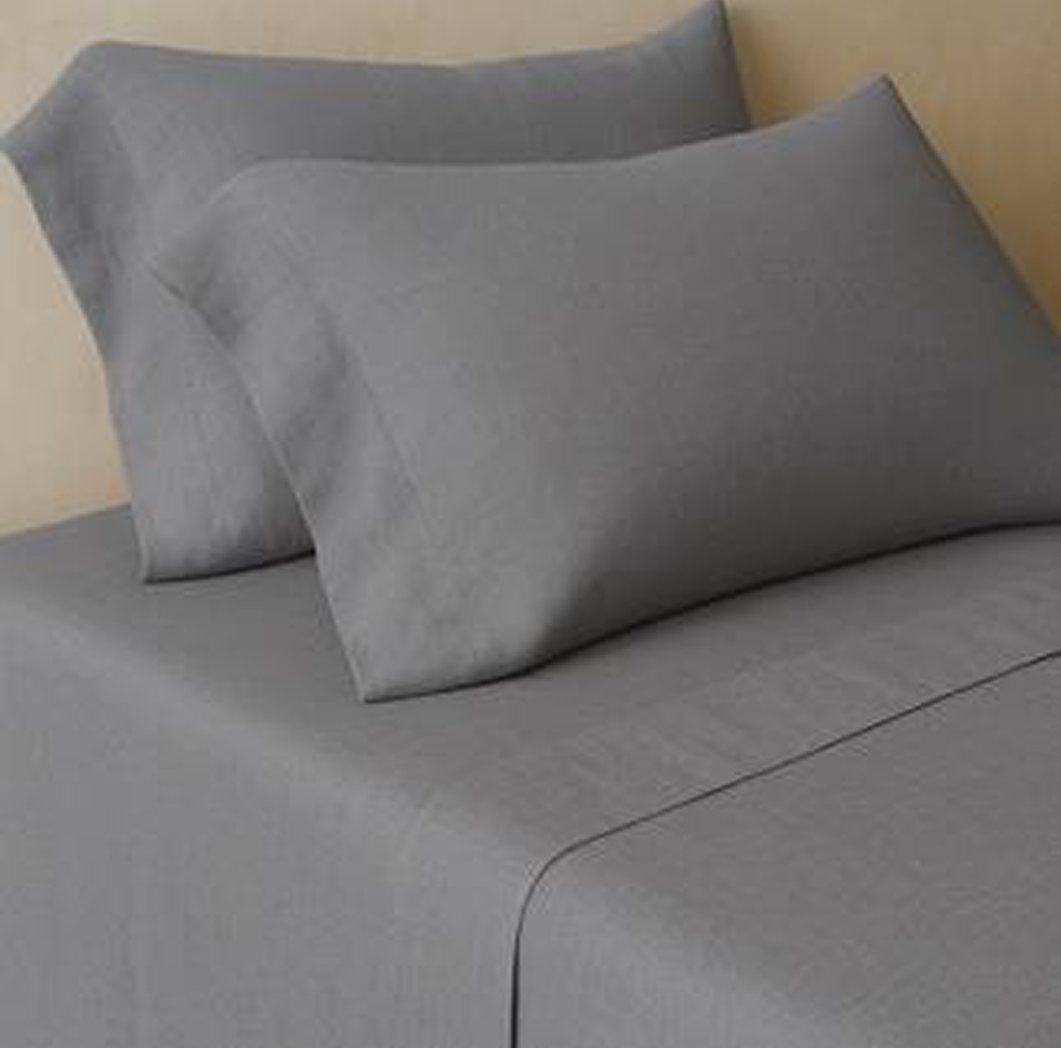 COTTON LINEN BLEND SLD SHEET SET