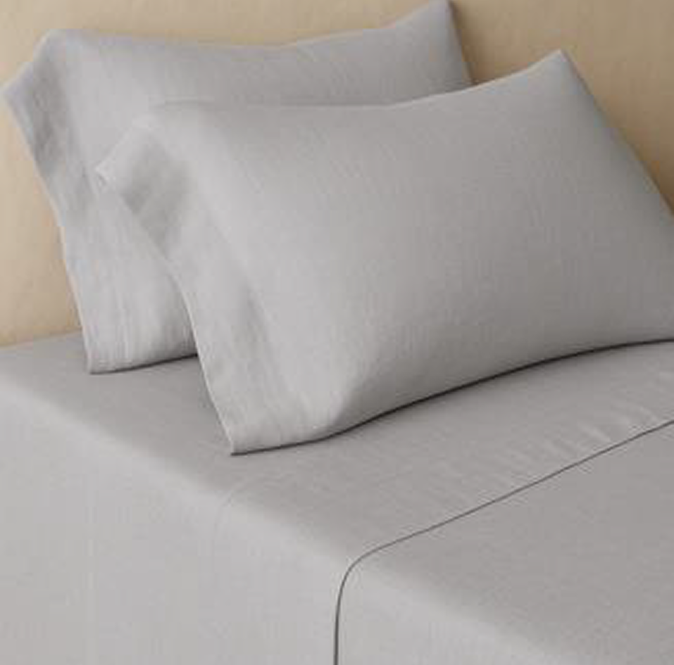 COTTON LINEN BLEND SLD SHEET SET