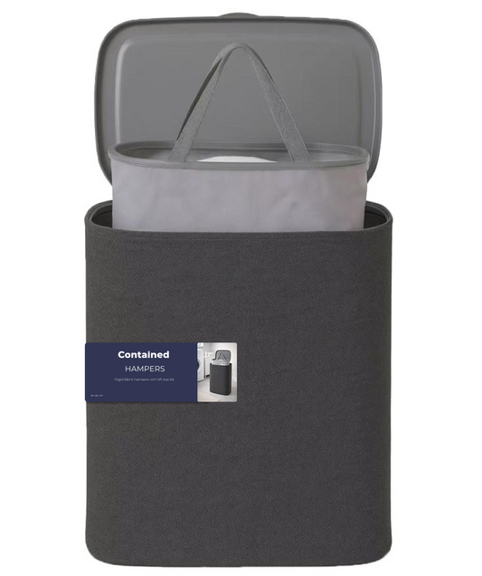 HARDTOP FOLDING LAUNDRY HAMPER - 90L