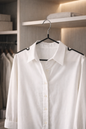 PVC Coated Shirt Hanger with Bar - 10PC