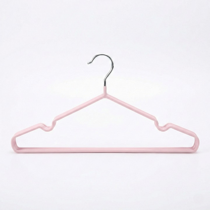 PVC Coated Trouser Hanger with Clips - 5PC