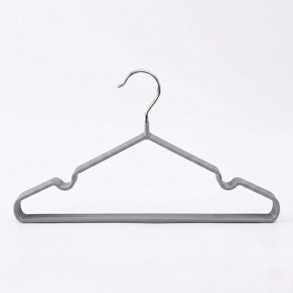 PVC Coated Trouser Hanger with Clips - 5PC