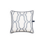 WAVY LATTICE EMBROIDERY DEC CUSHION