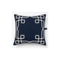 SQUARE LINK EMBROIDERY DEC CUSHION