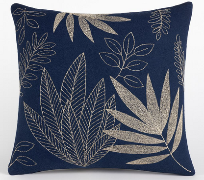 FLORAL EMBROIDERY DEC CUSHION