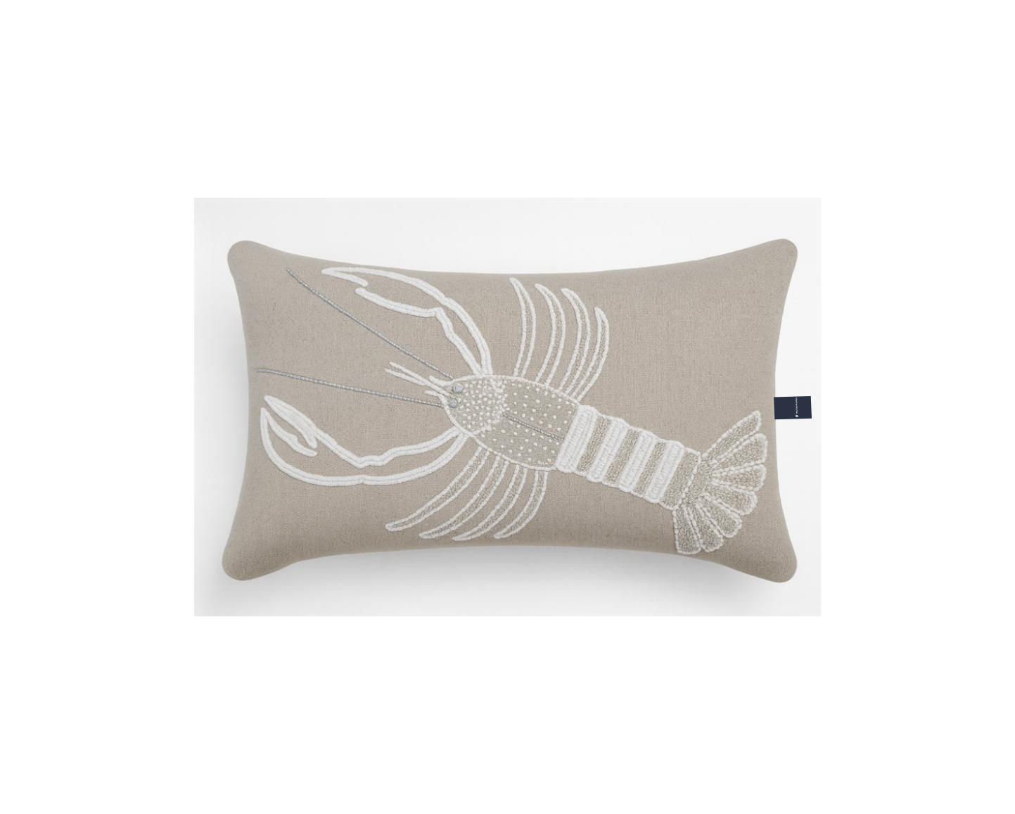 BEADED CRAB DESIGN DEC CUSHION