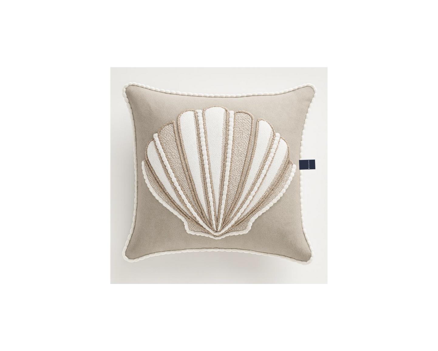 GEOMETRIC CORD EMBROIDERY DEC CUSHION
