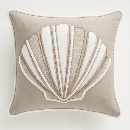 GEOMETRIC CORD EMBROIDERY DEC CUSHION