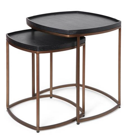 MINIMALIST 2-TIER IRON CONSOLE TABLE