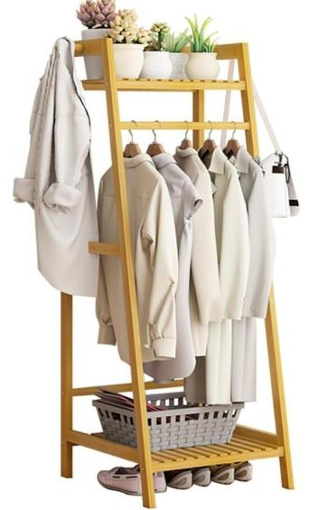 Clothing Rack Bamboo 27.5Inch