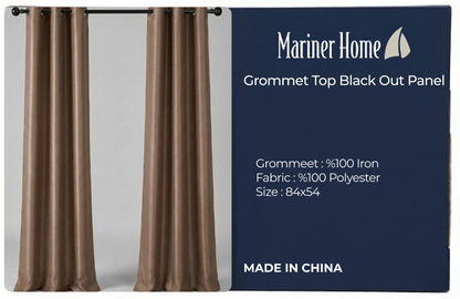 Gromet Top Black Out Panel