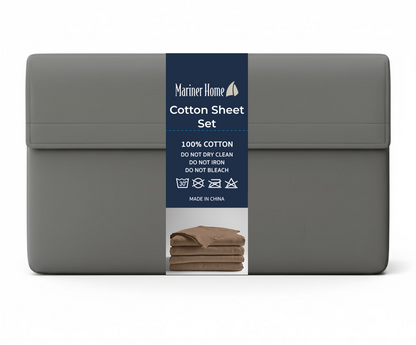 T300 Solid Cotton Sheet Set