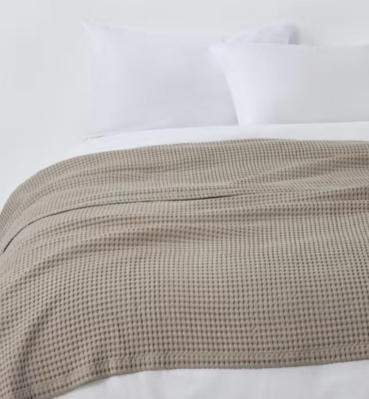 Waffle Cotton Blanket (90x90)