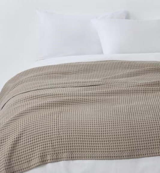 Waffle Cotton Blanket (90x90)