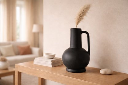 MODERN NORDIC HANDLE CLAY VASE