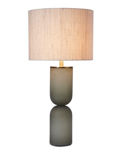 MODERN STACKED FROSTED GLASS TABLE LAMP