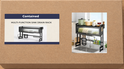 MULTI-FUNCTION SINK DRAIN RACK