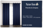 MH FAUX LINEN LINED PANEL