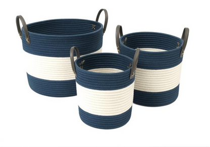 Woven Baskets (3 Piece Set)