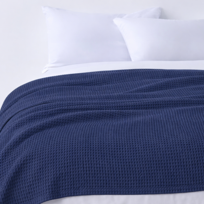 Waffle Cotton Blanket (90x90)