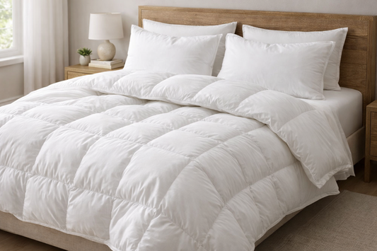 T280 COTTON 30% WHITE DUCK DOWN PILLOW FIRM 35.3 OZ