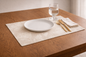 PALM LANE FLORAL JACQUARD LINEN COTTON TABLE PLACEMAT - 4PC SET