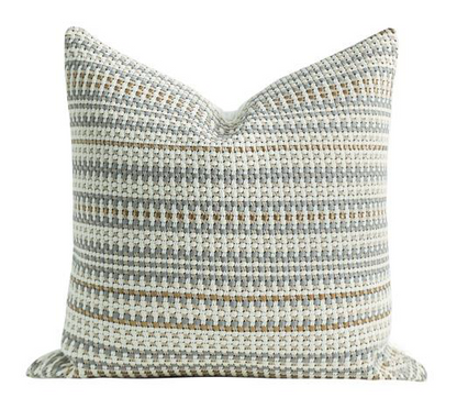 PALM LANE HANDMADE STRIPED KNITTED PU CU