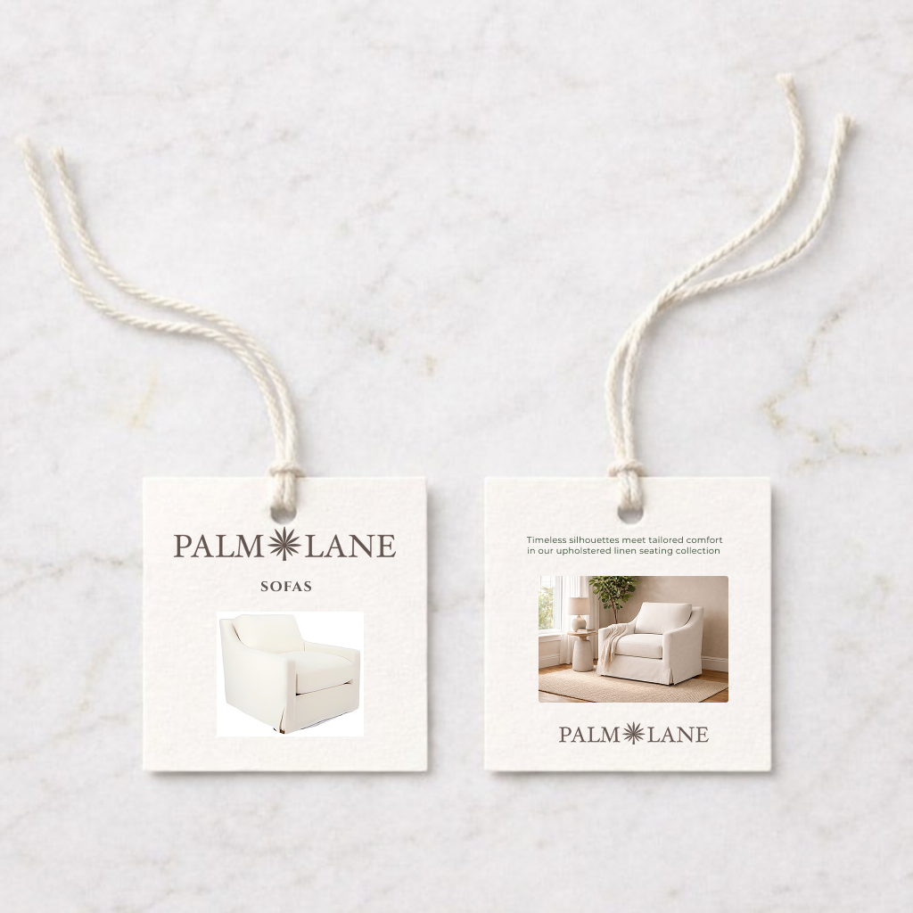 PALM LANE LINEN ARMCHAIR