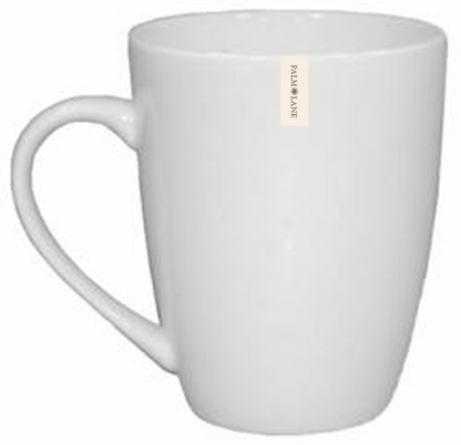PALM LANE PORCELAIN CLASSIC BORDER MUG 10.5OZ