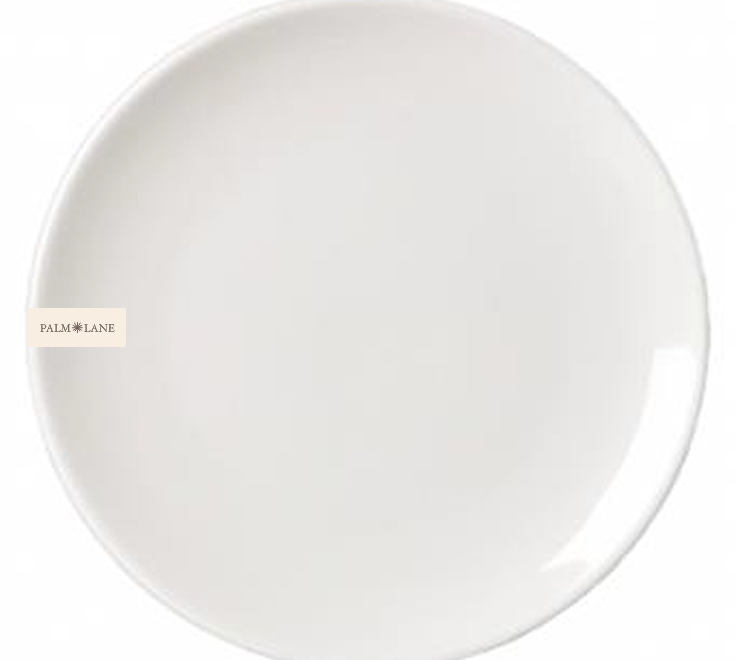 PALM LANE PORCELAIN ROOMLESS BORDER 10IN DINNER PLATE