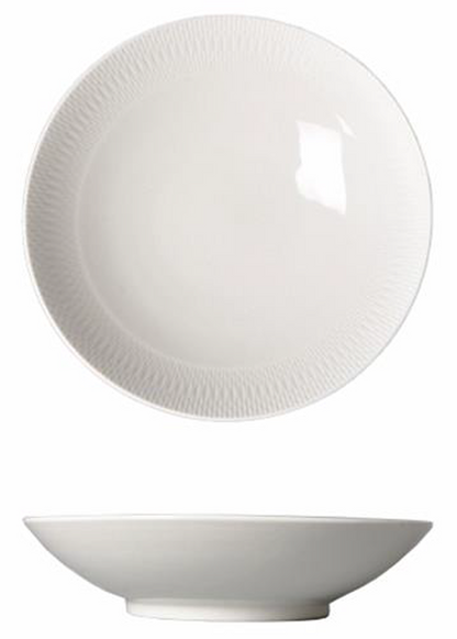 PALM LANE PORCELAIN TEXTURE BORDER 10.4Ò LARGE BOWL