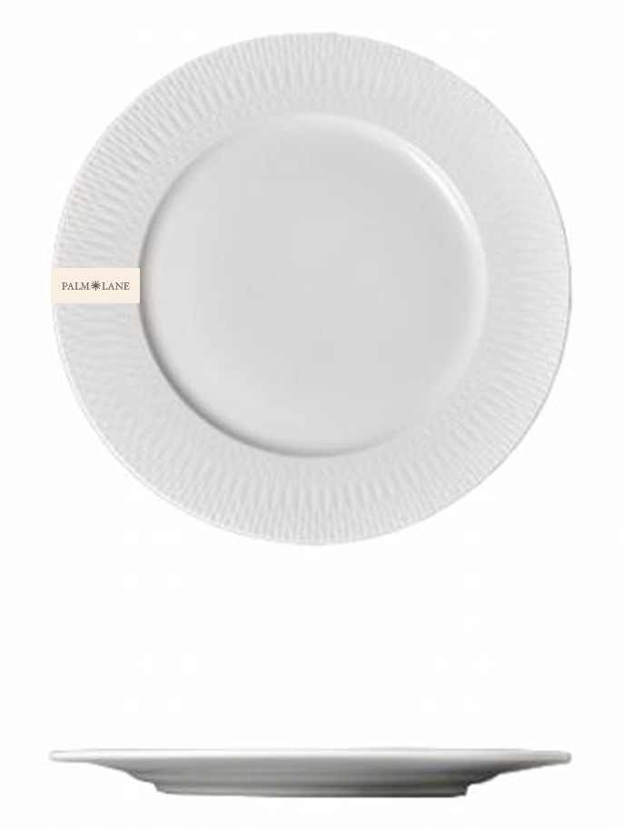 PALM LANE PORCELAIN TEXTURE BORDER 8.75IN SIDE PLATE
