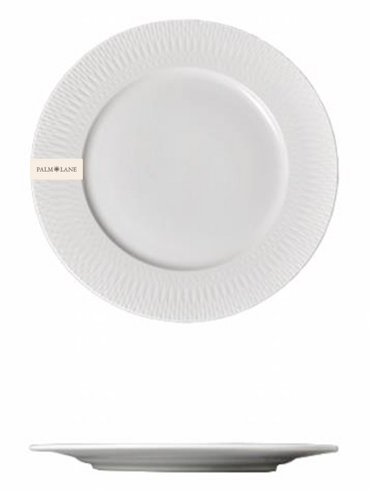 PALM LANE PORCELAIN TEXTURE BORDER 8.75IN SIDE PLATE