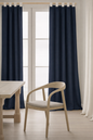 PALM LANE SOLID LINEN COTTON CURTAIN