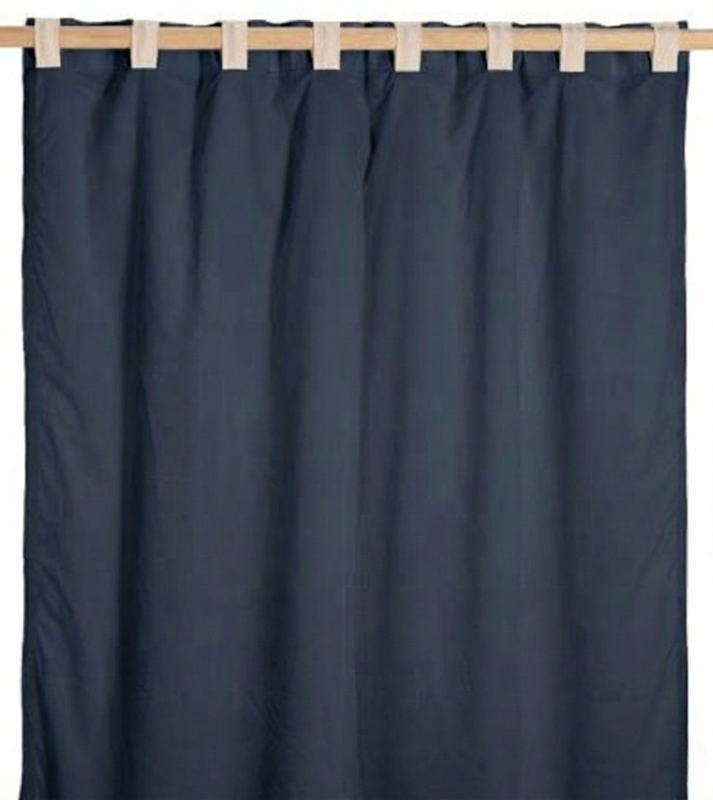 PALM LANE SOLID LINEN COTTON CURTAIN