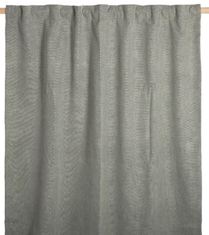 PALM LANE SOLID LINEN COTTON CURTAIN