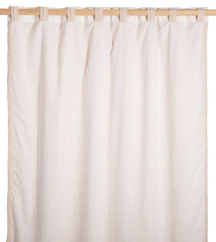 PALM LANE SOLID LINEN COTTON CURTAIN