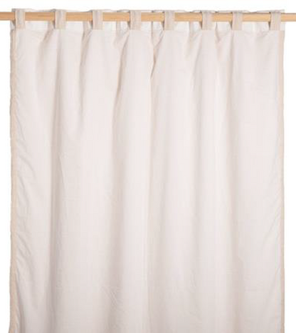 PALM LANE SOLID LINEN COTTON CURTAIN